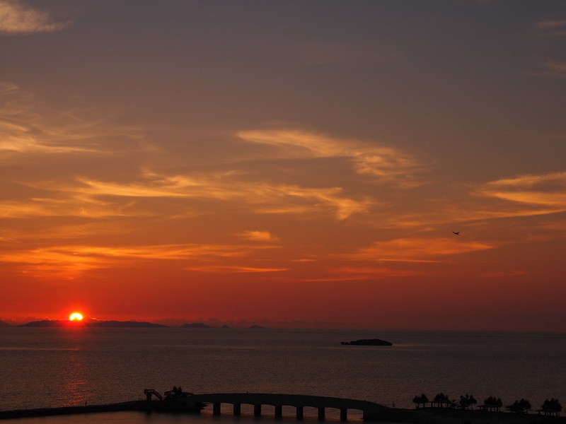 Sunset in Okinawa 沖縄の夕焼け