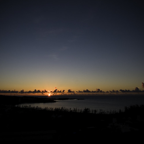 Double Cloud Line Sunset, Okinawa