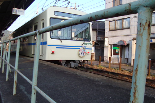 2013/09 叡山電車 きんいろモザイク ヘッドマーク車両 #03