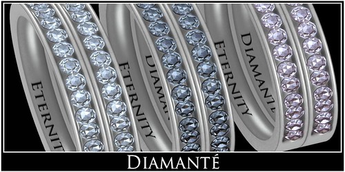 :Diamante:  Eternity Diamonds Wedding Bands by Alliana Petunia