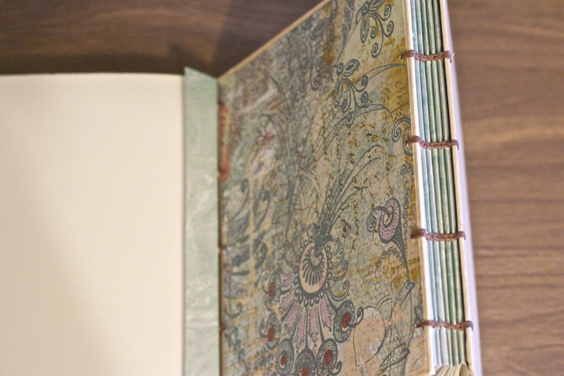 handmade coptic stitch book