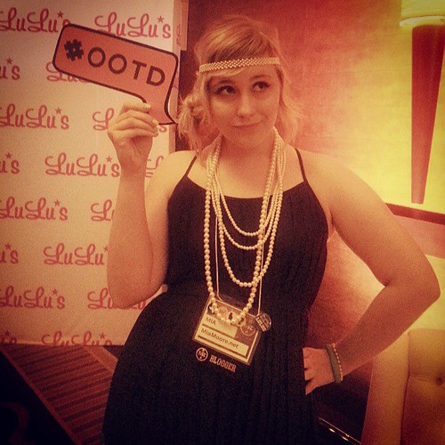 Having fun at the #lulustxsc13 photo booth! I love hashtags! #ootd