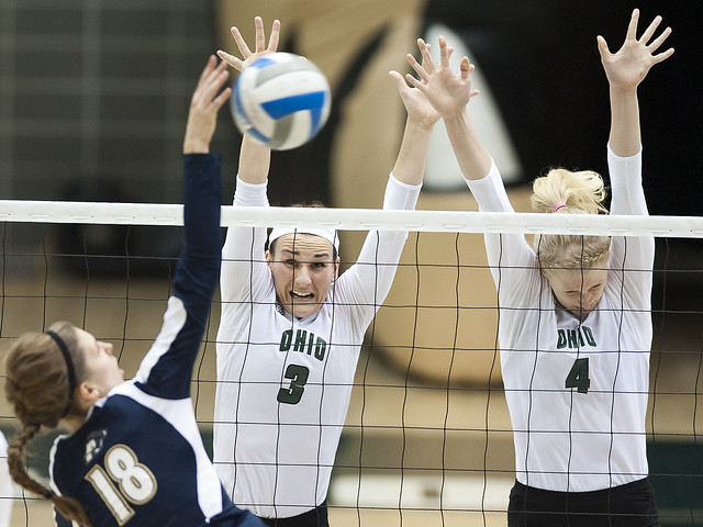 Akron At Ohio Volleyball 1