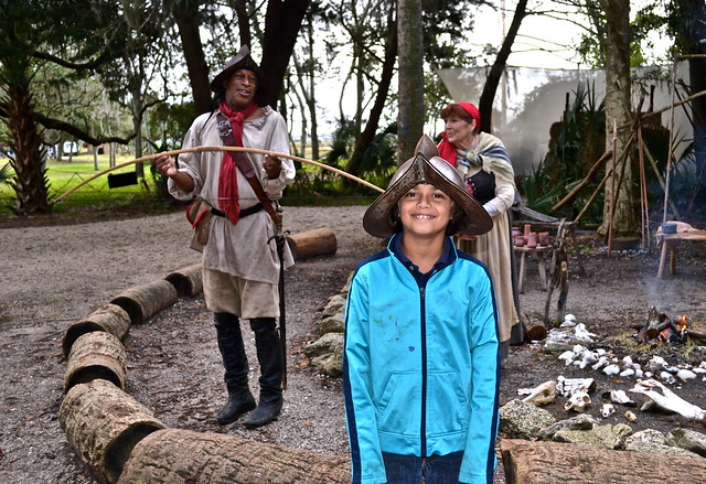 re enactment at saint augustine fountain of youth