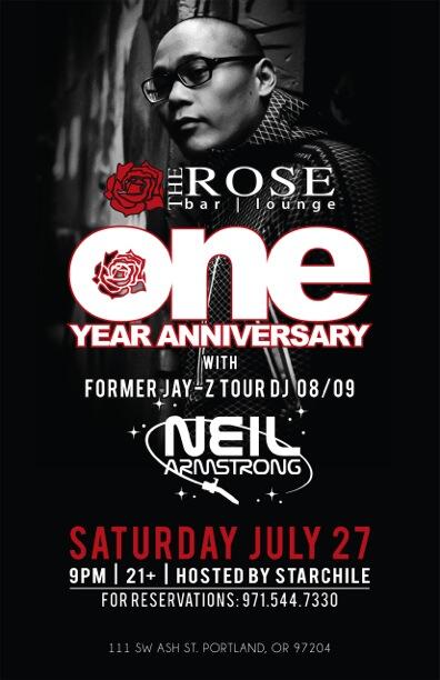 The Rose Lounge One Year Anniversary