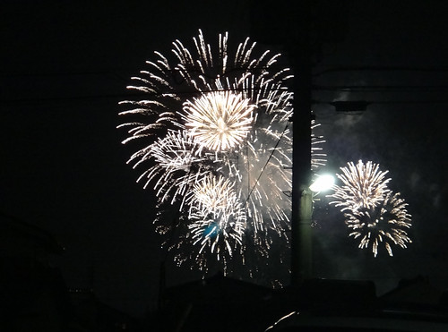 Dandelion puff, Fireworks 2013