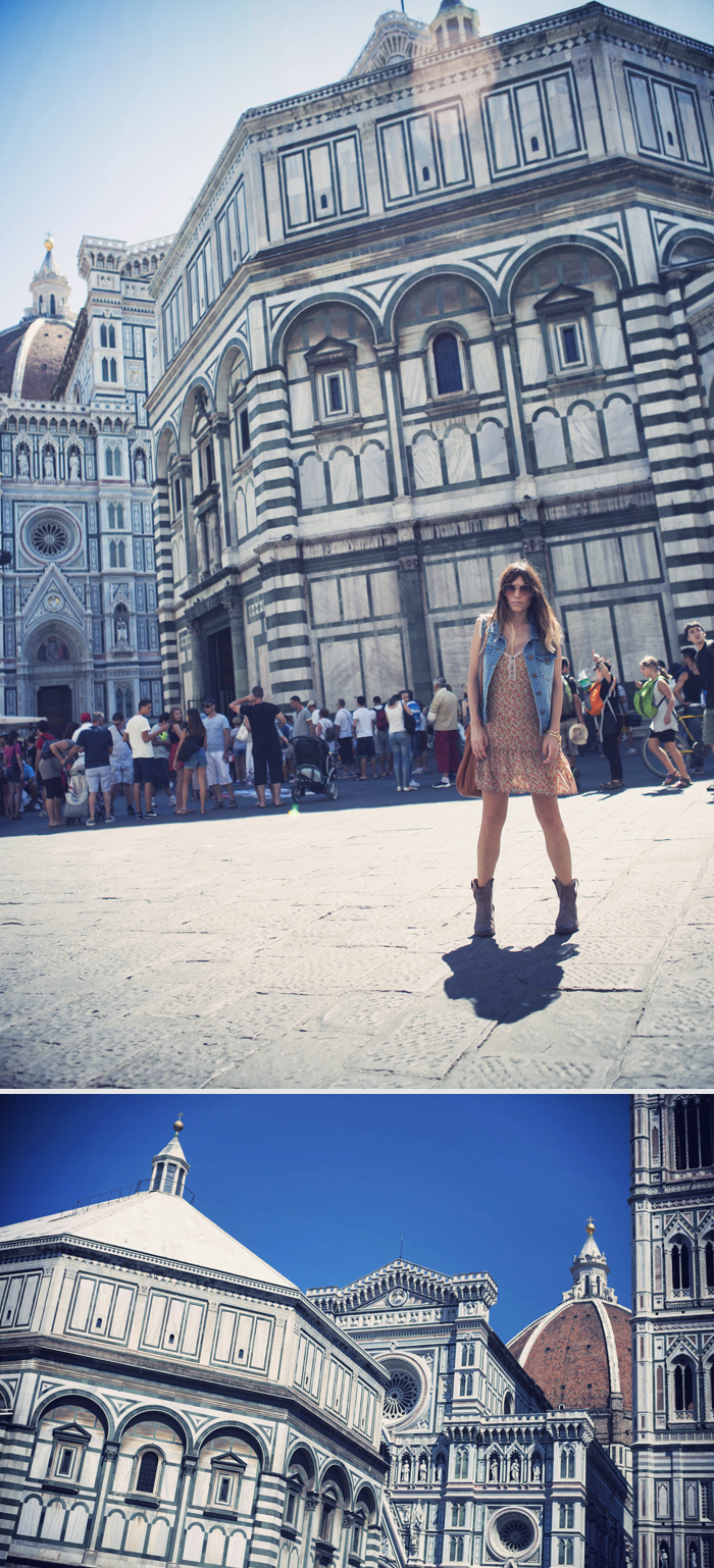 street style barbara crespo holidays cruisse travels italy firenze outfit