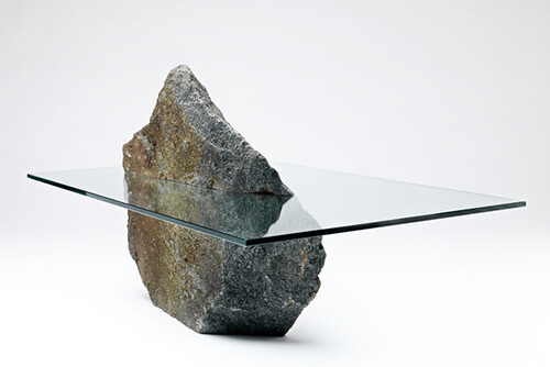 unique design coffee table glass