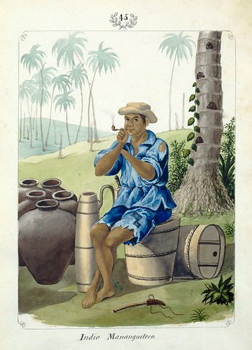 007-Indio Mananguetero-Vistas de las Yslas Filipinas y Trages…1847-J.H. Lozano- Biblioteca Digital Hispánica