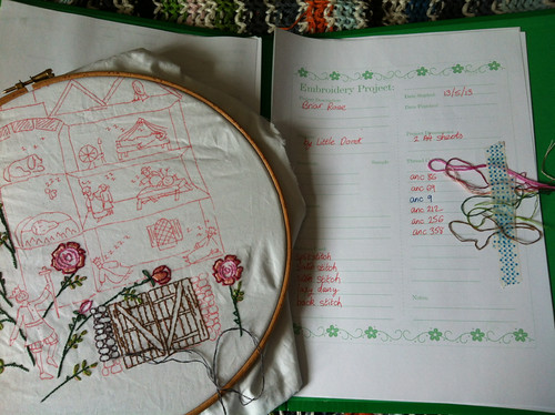 Embroidery journal