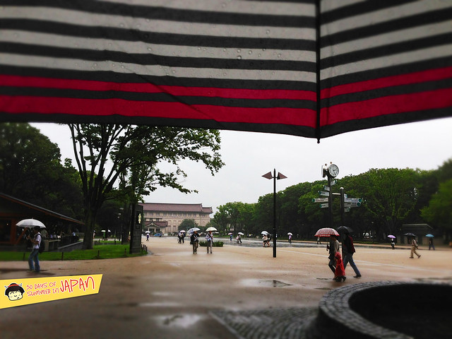 ueno park rainy day