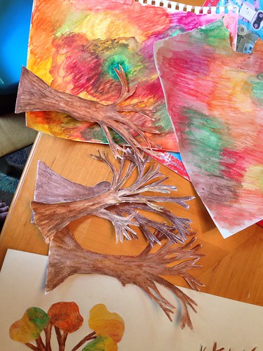 Collage trees in progress