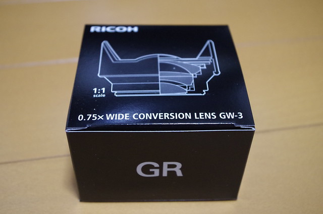 RICOH 0.75 x WIDE CONVERSION LENS GW-3