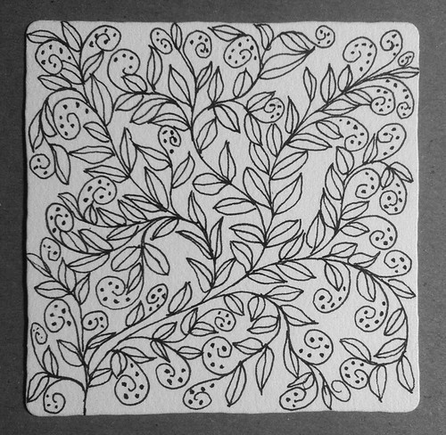 Lines, Vines, and Dots (Pen and Ink Exercise) by randubnick