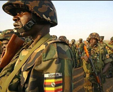 Ugandan People's Defense Forces contingent. The Ugandan government says it will incur the cost of its intervention in South Sudan. by Pan-African News Wire File Photos