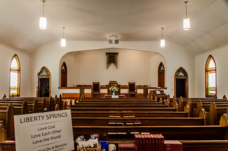 Liberty Springs Presbyterian Church Interior