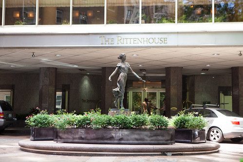 The entrance to The Rittenhouse