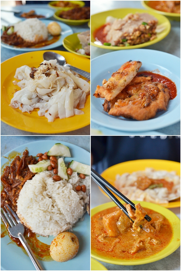 Nasi Lemak, Chee Cheong Fun & Side Dishes