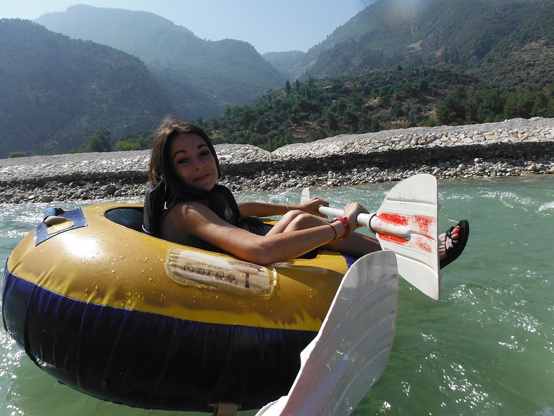 Rafting en Saklikent, Turquía.