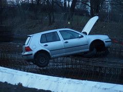Łódź - Car accident