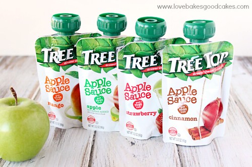 Tree Top Apple Sauce Pouches provide an easy way for your kids to enjoy fruit on-the-go, and are a great option for getting more fruit into kids’ diets. #TreeTopMainSqueeze #ad
