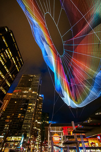 Skies Painted with Unnumbered Sparks by Janet Echelman