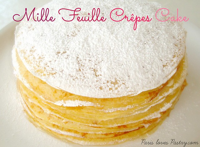 Mille Feuille Crêpes Cake