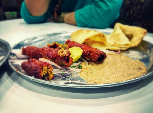 Seekh Kebab At Shehran -   - Pic Courtesy Ankit Becks