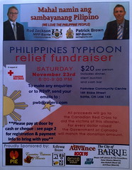 Typhoon Haiyan Relief Fundraiser Nov 2013