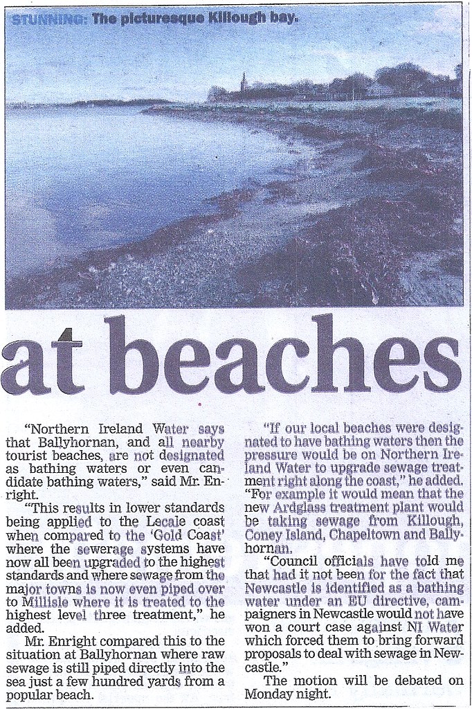 Help Improve Water Quality on Lecale beaches 2