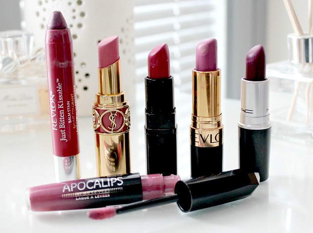 The Winter Berry Lip Line Up, My Favourite Winter Lipsticks, Purple and Berry Lipsticks
