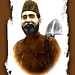 Allama Mashriqi with Spade (Color+Frame)