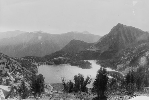 View of Ice Lake and Craig Mountain in the Wallowas