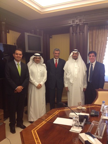 Reunión con el Presidente del Comité de Amistad Arabia Saudita-México.