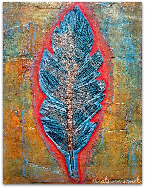 feather art journal