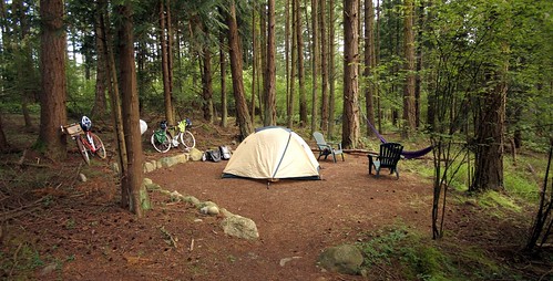 Tent site at Lopez Farm