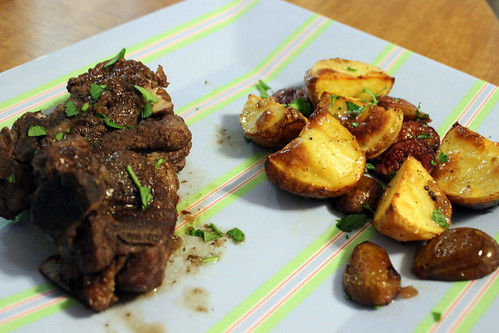 Lamb with Roasted Figs & Potatoes