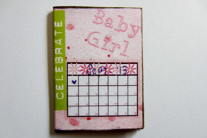 baby shower tiny book