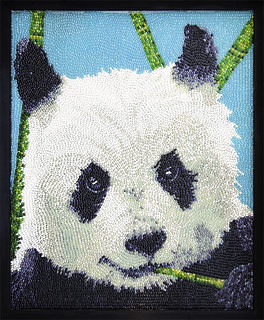 Jelly Belly Art: Giant Panda by Kristen Cumings from the Endangered Species Series, part of the Jelly Belly Art Collection