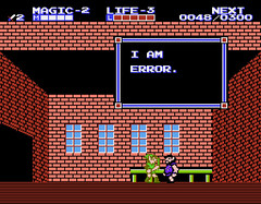 Zelda II The Adventure of Link 040 - I am Error