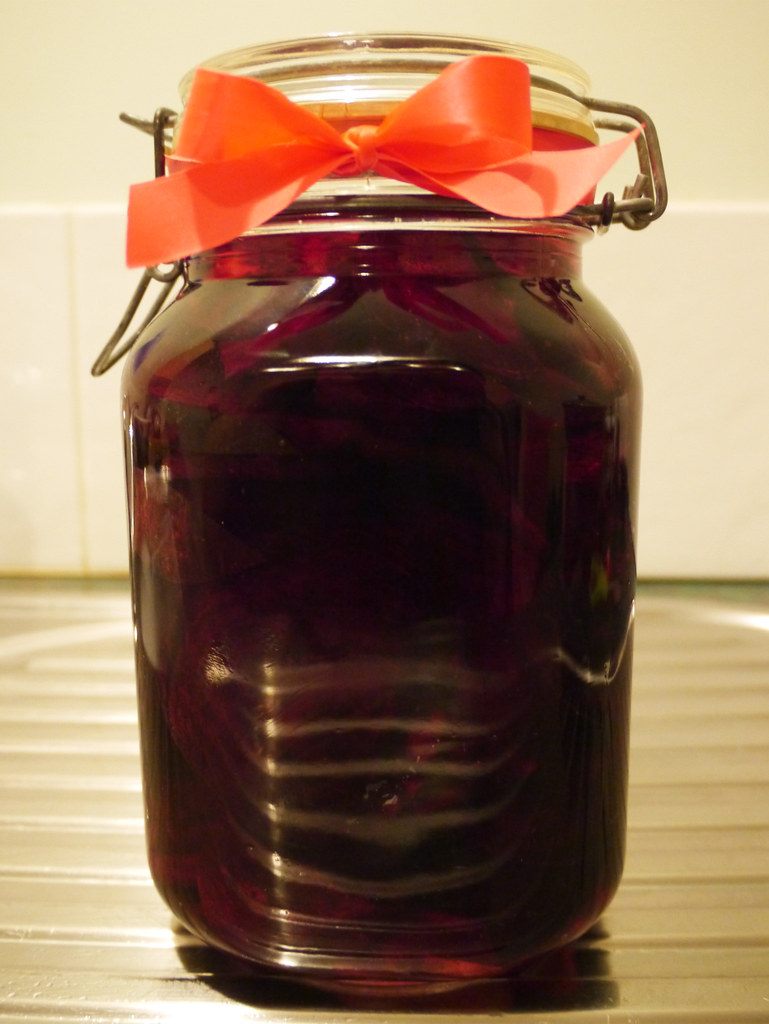 Probiotic pickled beetroot and beetroot kvass recipe - lacto-fermentation #17