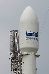 #AsiaSat8 #SpaceX Pad Photos