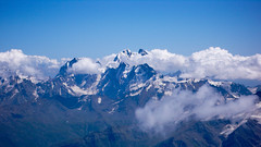 Uszba widziana ze Skał Pastuchova 4700m (Elbrus)