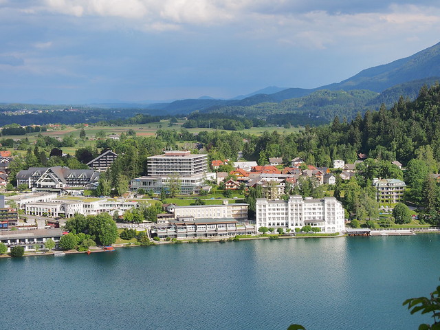 Bled湖區的渡假飯店區