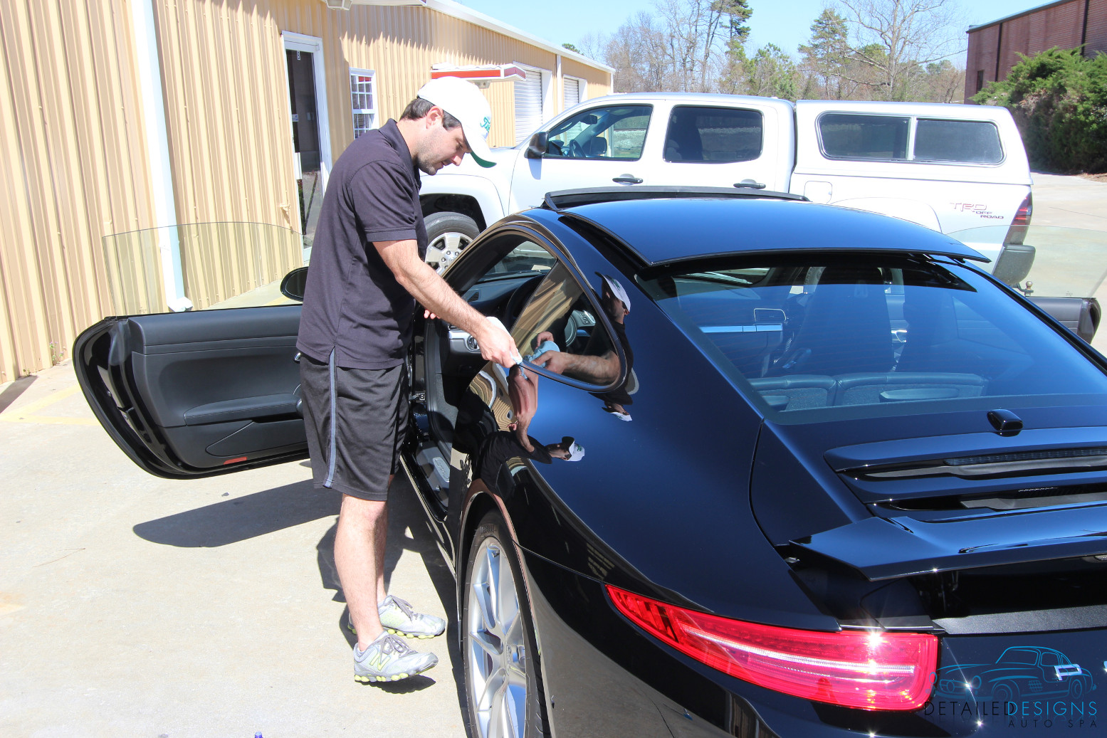 Porsche exterior car care Atlanta