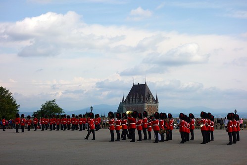 Changing of the guard at La Citadelle de Québec