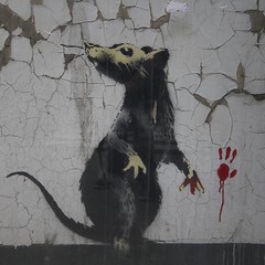 Illegal rat, Banksy