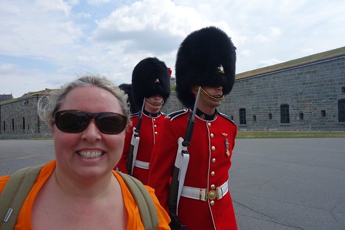 Claire at the Changing of the guard