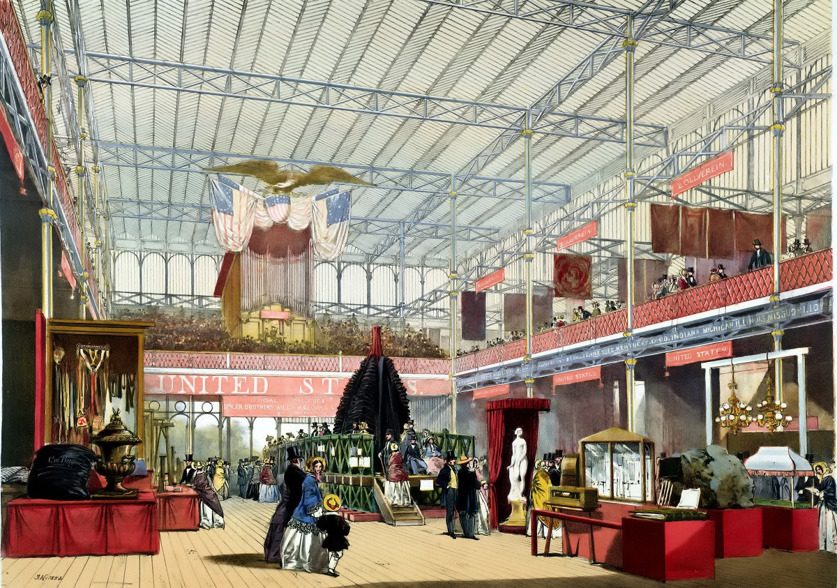 The United States exhibit - Dickinson's comprehensive pictures of the Great Exhibition of 1851