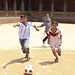 Football World Cup happening in the streets of Bhaktapur!